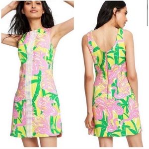 Lilly Pulitzer Pink Flamingo shift dress